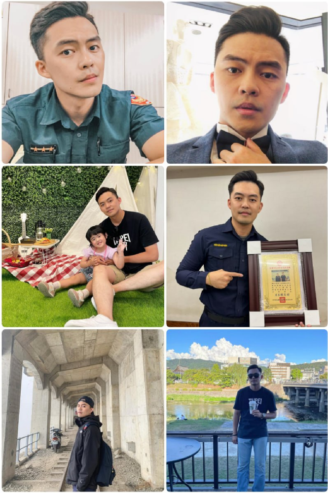 D094 照片1186张 视频94个 台湾 警察 宝爸 生活场景丰富 自拍多 旅游 风景 生日照  美食 工作日常 带娃日常 曝光度低 粉丝1000+