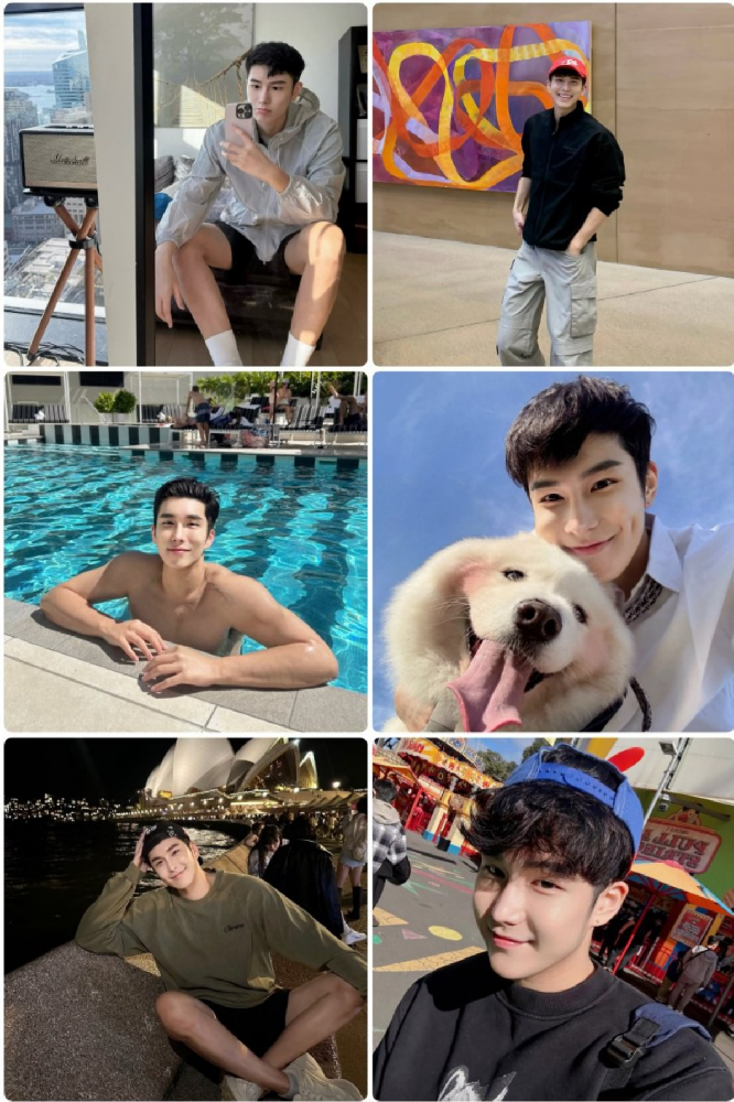 D190 照片436张 视频85个 中国男 生活场景丰富 自拍多 生日照 旅游 宠物 时尚会穿搭 美食 生活日常 泳池