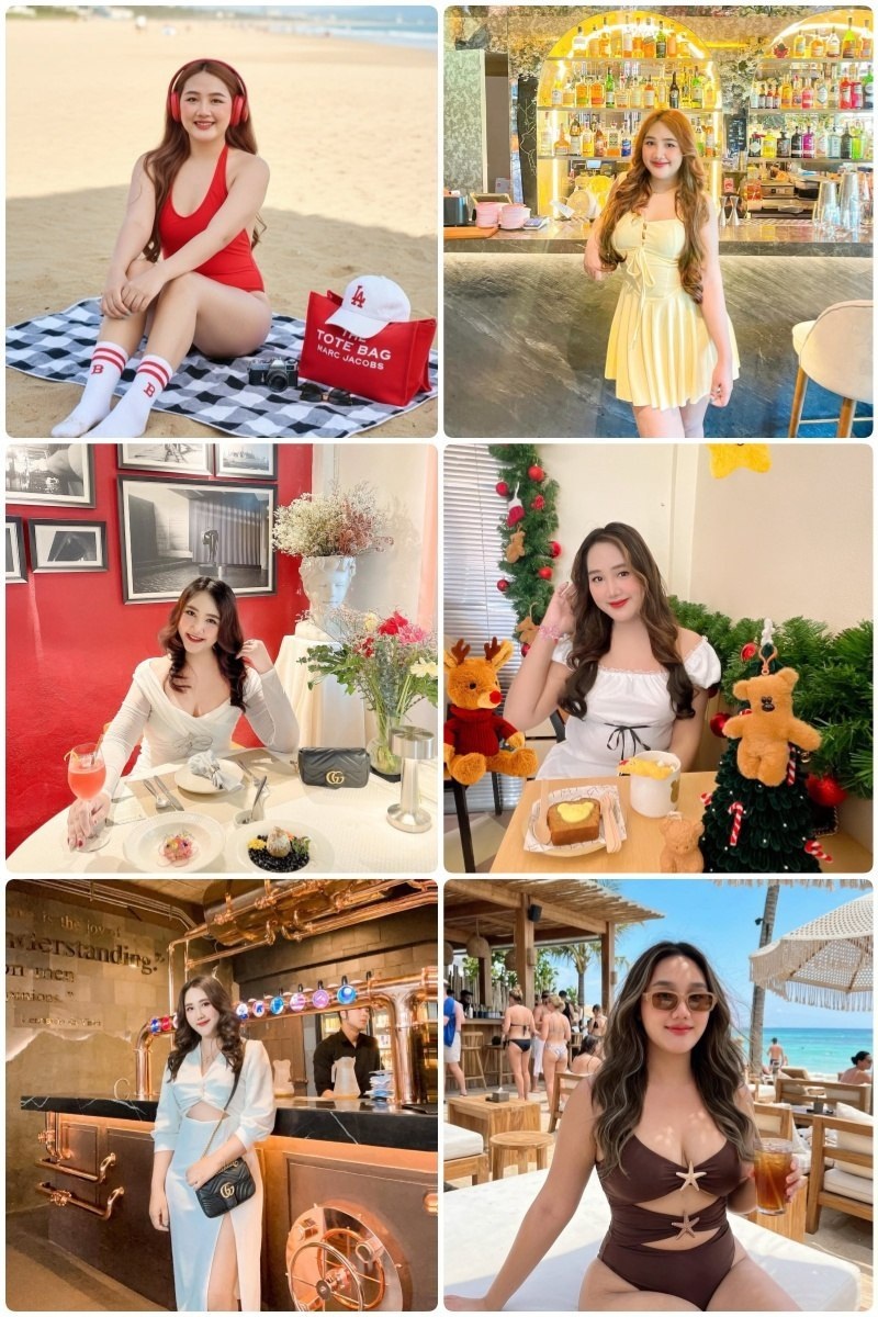 VX592 图片4571张 视频415个 泰国 气质美女 生活场景丰富 自拍多 旅游 美景 美食 时尚会穿搭 闺蜜照 生日照 豪车 性感照 比基尼    