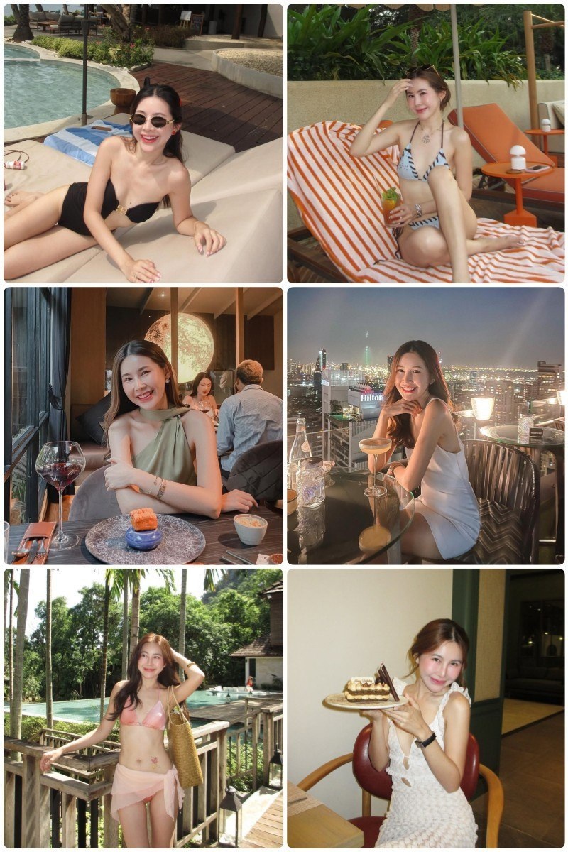 VX598 图片2387张 视频59个 泰国 气质美女 生活场景丰富 自拍多 旅游 美景 美食 时尚会穿搭 情侣照 比基尼 生日照 浴缸照    